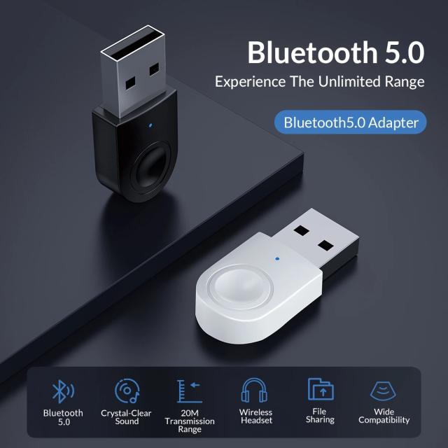 Orico блутут адаптер Bluetooth 5.0 USB adapter, black