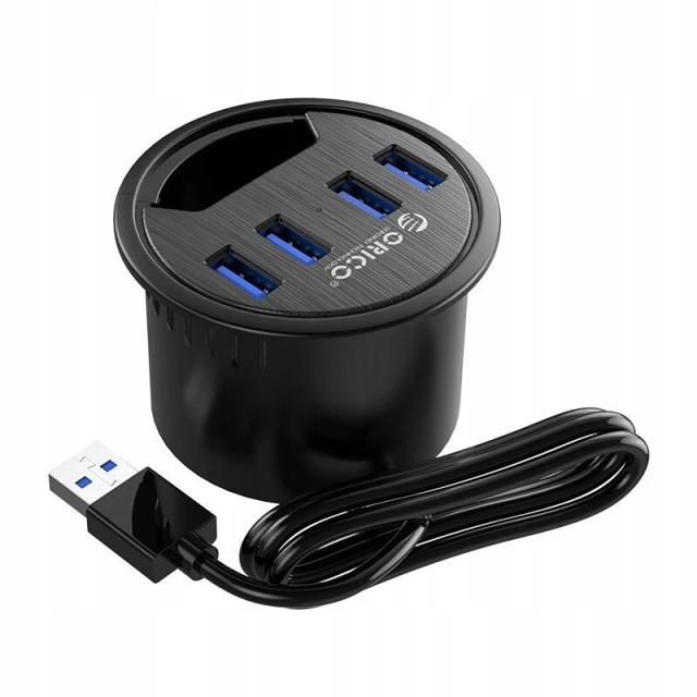 Хъб за бюро Orico Desktop grommet USB 3.0 HUB, 4 port