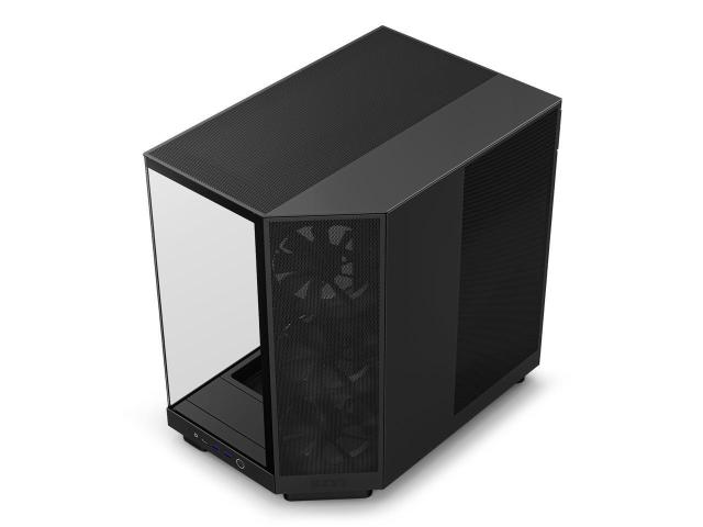 Кутия NZXT H6 Flow Matte Black, Middle Tower, 2x USB 3.2 Gen 1, 1x USB 3.2 Gen 2 Type-C, ATX, Micro-ATX, Mini-ITX