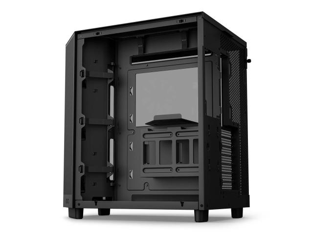 Кутия NZXT H6 Flow Matte Black, Middle Tower, 2x USB 3.2 Gen 1, 1x USB 3.2 Gen 2 Type-C, ATX, Micro-ATX, Mini-ITX