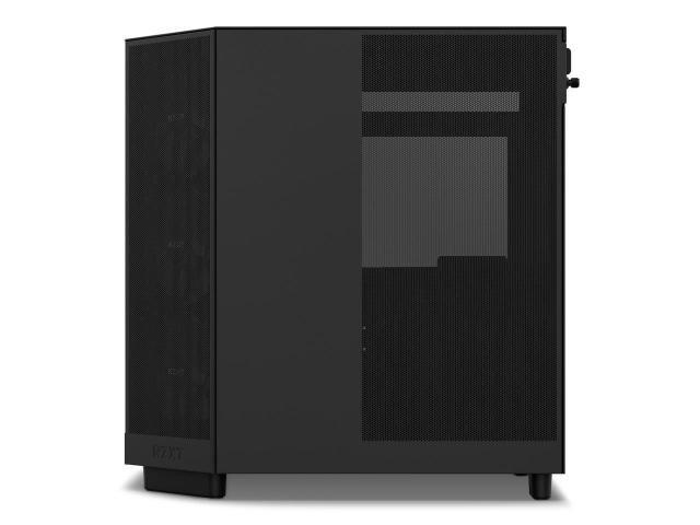 Кутия NZXT H6 Flow RGB Matte Black, Middle Tower, 2x USB 3.2 Gen 1, 1x USB 3.2 Gen 2 Type-C, ATX, Micro-ATX, Mini-ITX