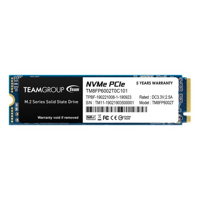 Team Group MP33 SSD 2TB M2 NVMe PCI-E 2280