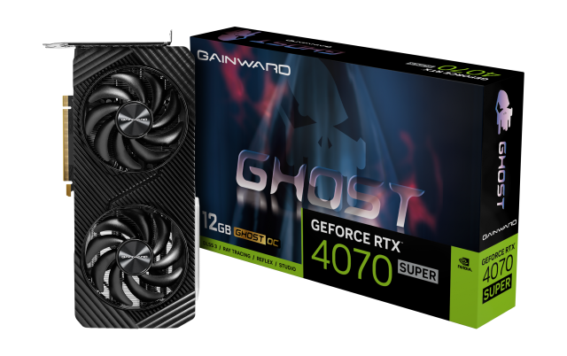 Видео карта GAINWARD NVIDIA RTX4070 SUPER GHOST OC 12GB GDDR6X, 192-bit, HDMI, 3xDP