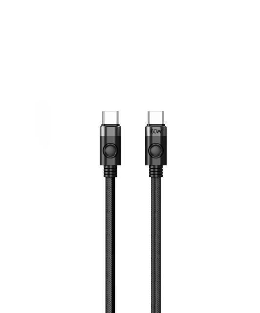 Кабел Orico USB C-to-C PD 60W Charging 1.0m Black