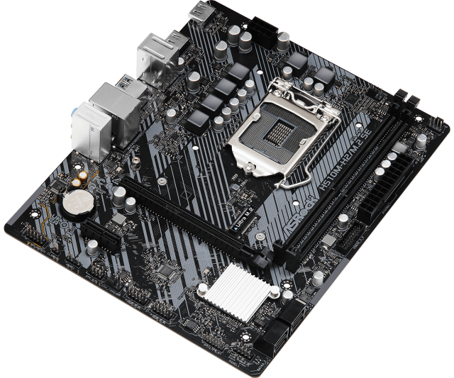 Дънна платка ASROCK H510M-H2/M.2 SE, LGA1200, 2x DDR4, 1x M2 PCIe Gen3x4, 4x SATA3 6.0 Gb/s, 2x HDMI, mATX