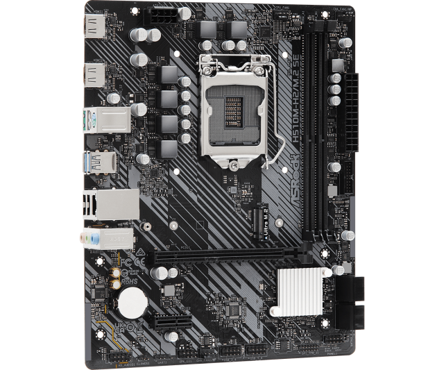 Дънна платка ASROCK H510M-H2/M.2 SE, LGA1200, 2x DDR4, 1x M2 PCIe Gen3x4, 4x SATA3 6.0 Gb/s, 2x HDMI, mATX