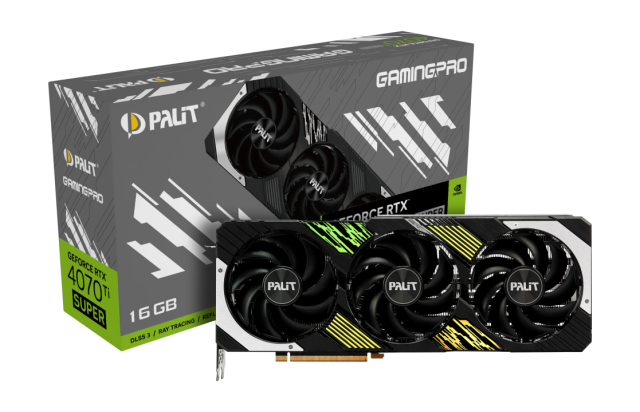 Видео карта PALIT RTX4070 TI SUPER GPRO 16GB GDDR6X, 256bit, HDMI, 3x DP