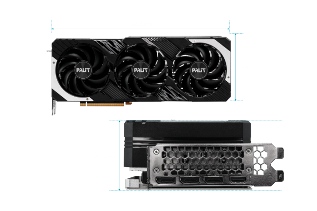 Видео карта PALIT RTX4070 TI SUPER GPRO 16GB GDDR6X, 256bit, HDMI, 3x DP