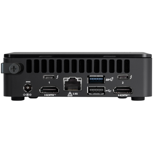 Настолен компютър ASUS NUC 13 Pro Kit NUC13ANKi5, Intel Core i5-1340P Processor 12C (up to 4.60 GHz, 12M Cache), 4xUSB, M.2 22x80 NVMe; 22x42 SATA, 2,5Gbe LAN, 2xHDMI, 2x Thunderbolt 4 (USB-C+DP)