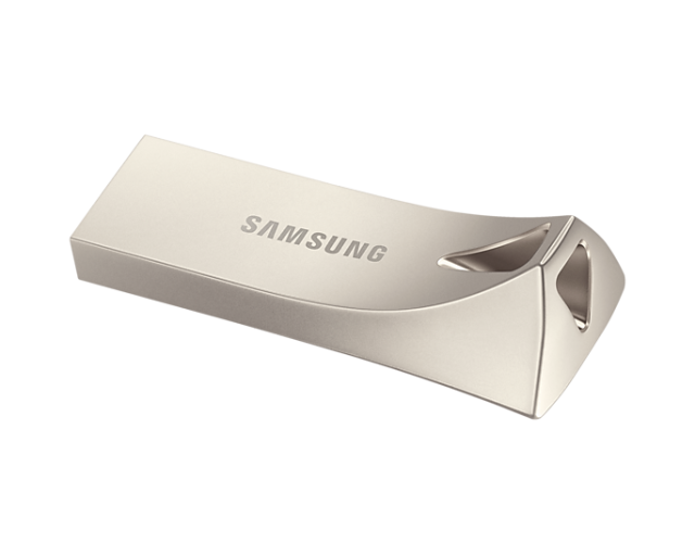 USB памет Samsung BAR Plus, 64GB, USB-A, Сребриста