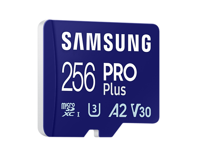 Карта памет Samsung PRO Plus, microSDXC, UHS-I, 256GB, Адаптер, USB четец