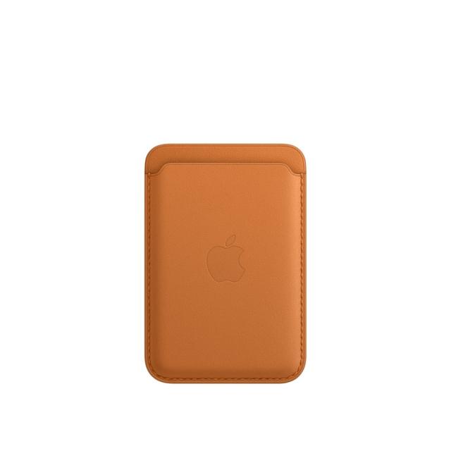 Калъф Apple iPhone Leather Wallet with MagSafe - Golden Brown