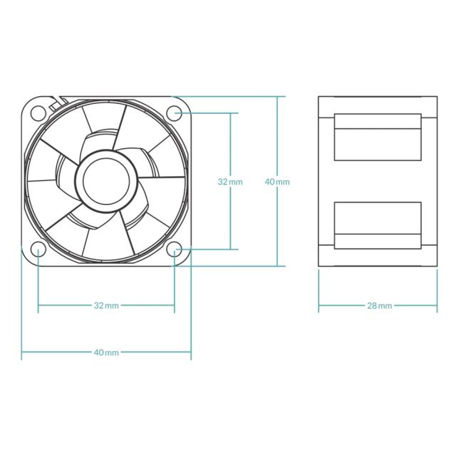 Вентилатор Arctic Server Fan 40x40x28 Dual Ball за сървъри