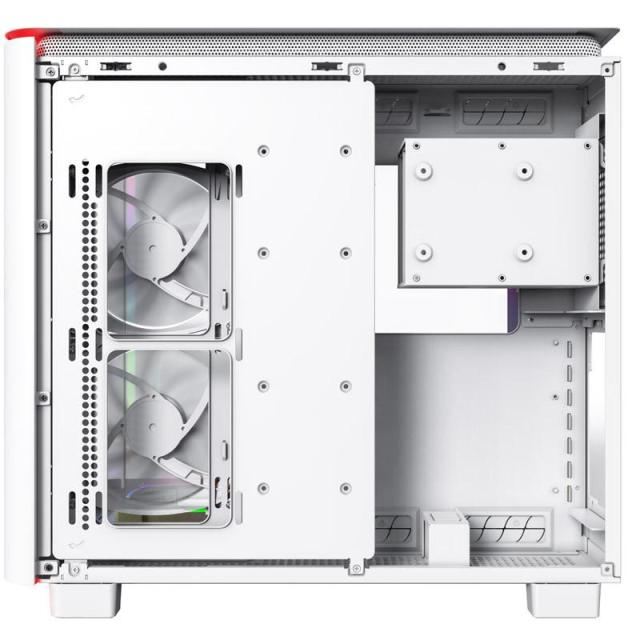 Кутия MONTECH KING 95 PRO ARGB, TG, Mid-Tower, 1x Type-C, 2x USB3.0, 1x Mic/Audio, ATX, Micro-ATX, Mini-ITX, Бяла