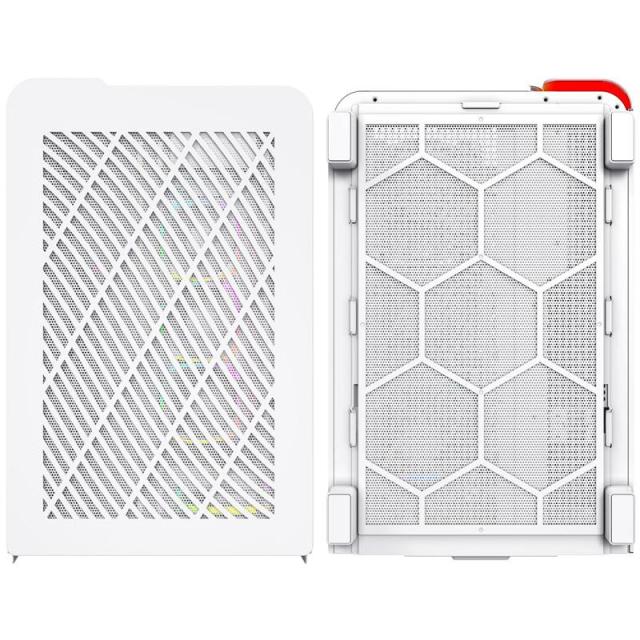 Кутия MONTECH KING 95 PRO ARGB, TG, Mid-Tower, 1x Type-C, 2x USB3.0, 1x Mic/Audio, ATX, Micro-ATX, Mini-ITX, Бяла