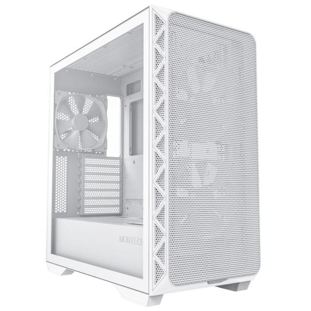 Кутия MONTECH AIR 903 BASE, TG, Mid-Tower, 1x USB Type-C, 2x USB3.0, 1x MIC, E-ATX, ATX, Micro-ATX, Mini-ITX, Бяла