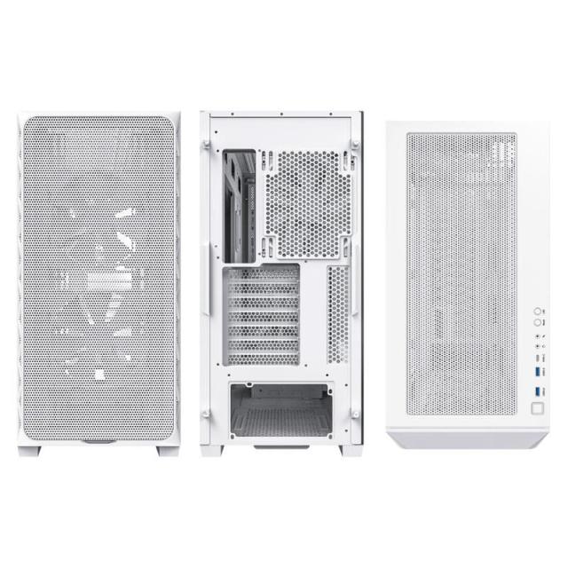Кутия MONTECH AIR 903 BASE, TG, Mid-Tower, 1x USB Type-C, 2x USB3.0, 1x MIC, E-ATX, ATX, Micro-ATX, Mini-ITX, Бяла