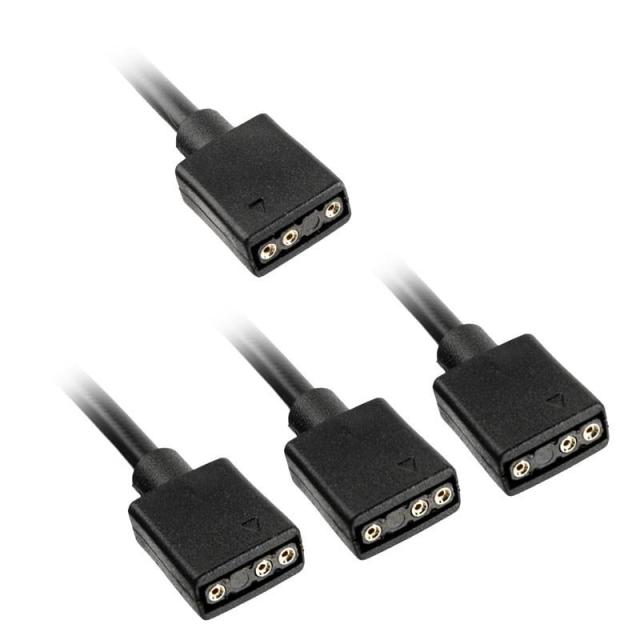 Кабел Kolink ARGB 1-3 Сплитер, 3-pin - 30 cm.