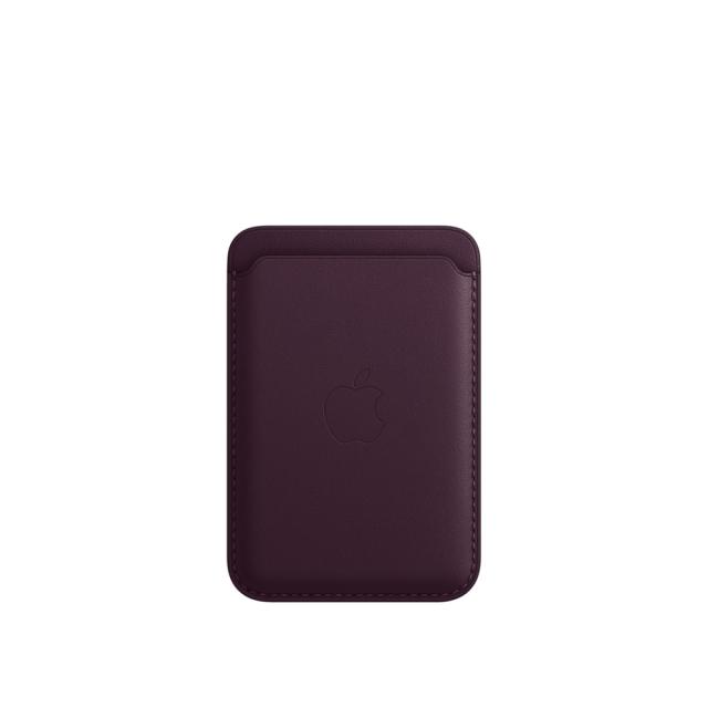 Калъф Apple iPhone Leather Wallet with MagSafe - Dark Cherry