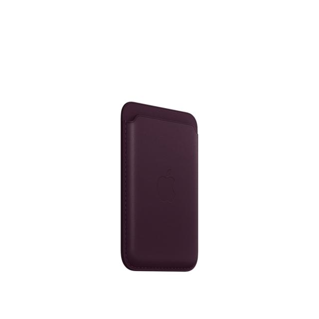 Калъф Apple iPhone Leather Wallet with MagSafe - Dark Cherry