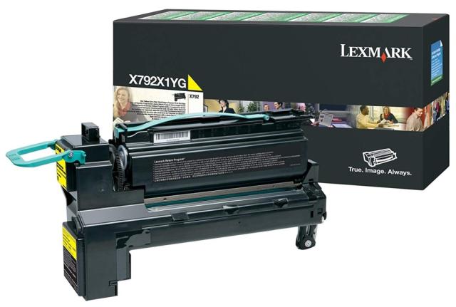 Консуматив Lexmark X792 Yellow Extra High Yield Return Programme Print Cartridge (20K)