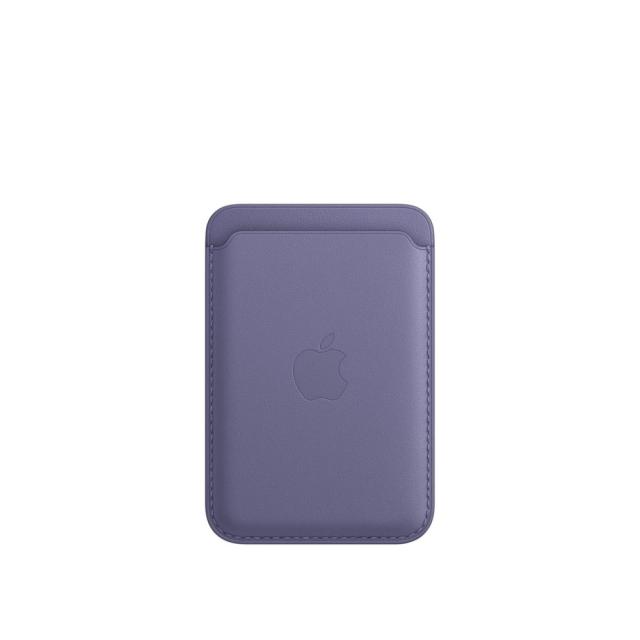 Калъф Apple iPhone Leather Wallet with MagSafe - Wisteria