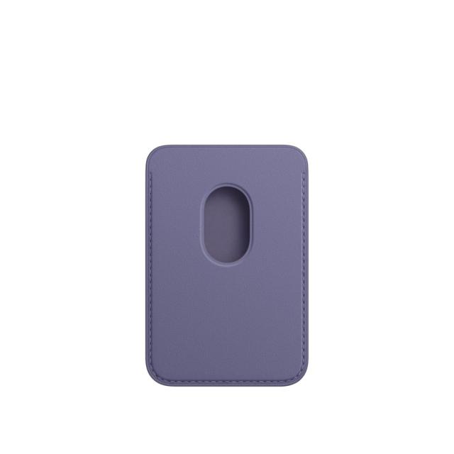 Калъф Apple iPhone Leather Wallet with MagSafe - Wisteria