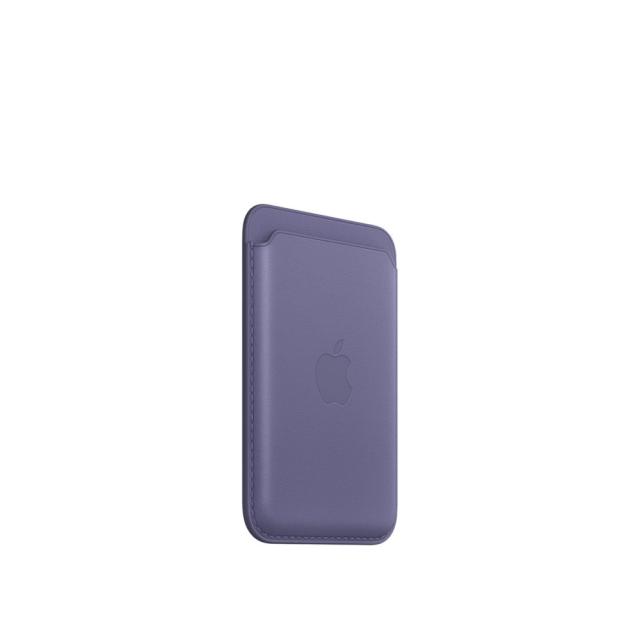 Калъф Apple iPhone Leather Wallet with MagSafe - Wisteria