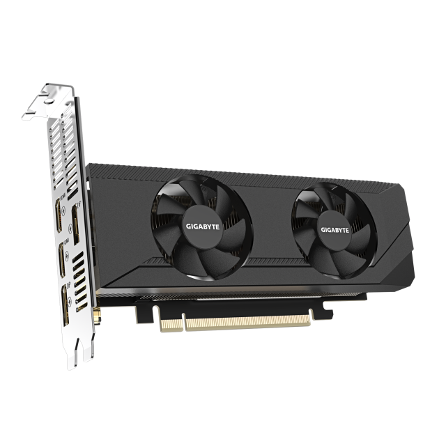 Видео карта GIGABYTE GeForce RTX 3050 OC Low Profile 6GB GDDR6, 96-bit, 2x HDMI, 2x DP