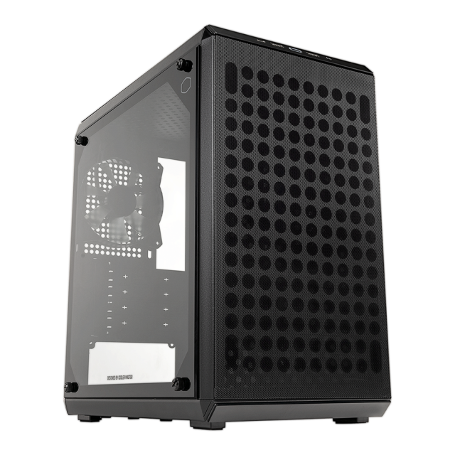 Кутия Cooler Master Q300L V2, Mini Tower, 2x USB 3.2 Gen 1 Type-A, 1x USB 3.2 Gen 2x2 Type C, 1x 3.5mm Audio Jack, mATX, Mini ITX