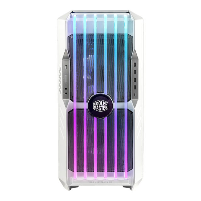 Кутия Cooler Master HAF 700 EVO White ARGB, 1x USB 3.2 Type-C, 4x USB 3.2, Mini ITX, Micro ATX, ATX, E-ATX