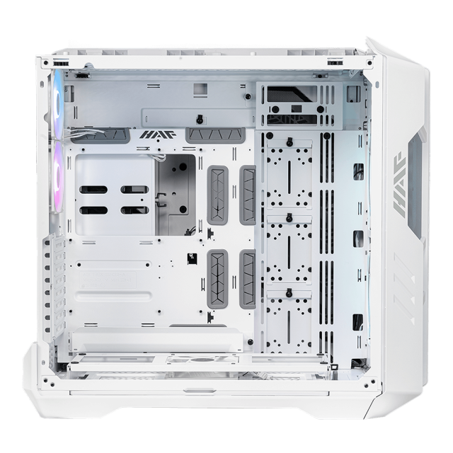 Кутия Cooler Master HAF 700 Mesh White ARGB, 1x USB 3.2 Type-C, 4x USB 3.2, Mini ITX, Micro ATX, ATX, E-ATX