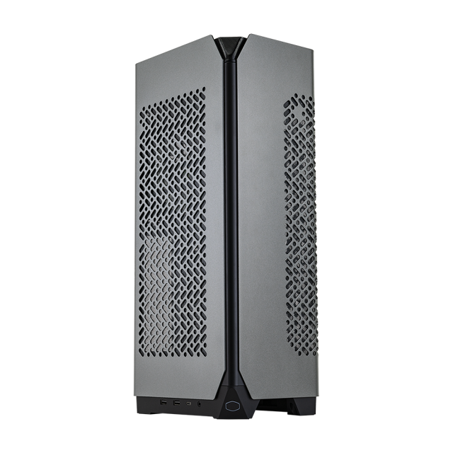 Кутия Cooler Master NCore 100 MAX Dark Grey, Mini Tower, 2x USB 3.2 Gen1 Type A, 1x USB 3.2x 2 Type-C, 1x Audio Combo, ITX