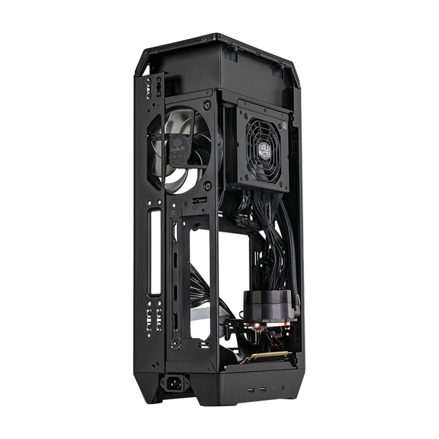 Кутия Cooler Master NCore 100 MAX Dark Grey, Mini Tower, 2x USB 3.2 Gen1 Type A, 1x USB 3.2x 2 Type-C, 1x Audio Combo, ITX