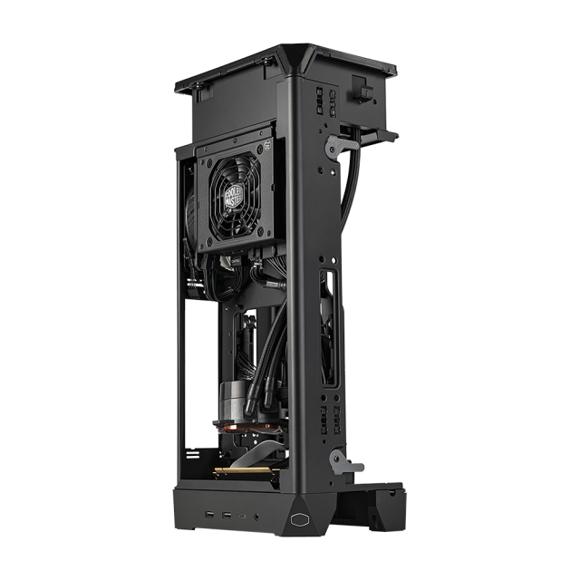 Кутия Cooler Master NCore 100 MAX Dark Grey, Mini Tower, 2x USB 3.2 Gen1 Type A, 1x USB 3.2x 2 Type-C, 1x Audio Combo, ITX