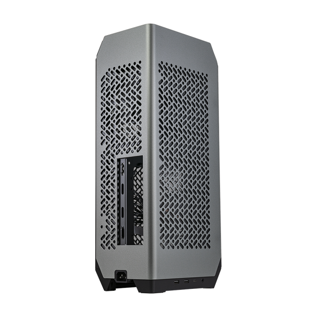 Кутия Cooler Master NCore 100 MAX Dark Grey, Mini Tower, 2x USB 3.2 Gen1 Type A, 1x USB 3.2x 2 Type-C, 1x Audio Combo, ITX