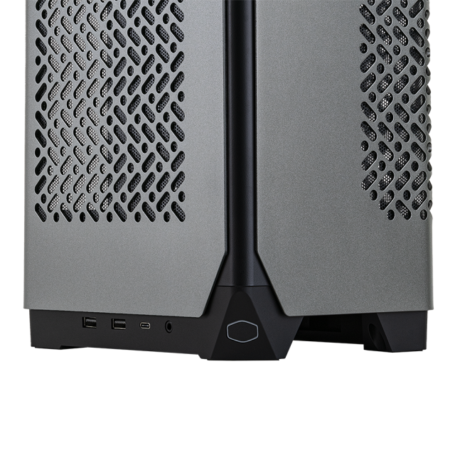 Кутия Cooler Master NCore 100 MAX Dark Grey, Mini Tower, 2x USB 3.2 Gen1 Type A, 1x USB 3.2x 2 Type-C, 1x Audio Combo, ITX