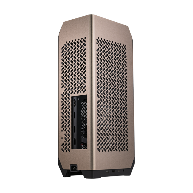 Кутия Cooler Master NCore 100 MAX Bronze Edition, Mini Tower, 2x USB 3.2 Gen1 Type A, 1x USB 3.2x 2 Type-C, 1x Audio Combo, ITX