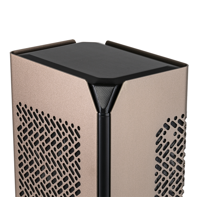 Кутия Cooler Master NCore 100 MAX Bronze Edition, Mini Tower, 2x USB 3.2 Gen1 Type A, 1x USB 3.2x 2 Type-C, 1x Audio Combo, ITX