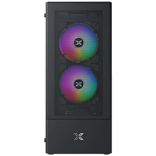 Кутия XIGMATEK Hero II Air 3F Black EN41655, Middle Tower, USB3.0 X1, USB2.0 X2, HD AUDIO, ATX/M-ATX/MINI ITX