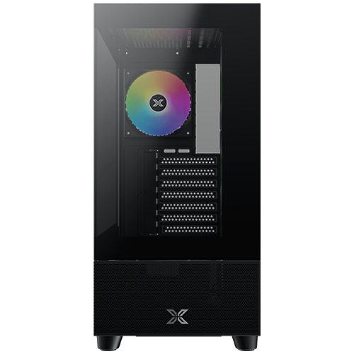 Кутия XIGMATEK Endorphin Air V2 EN41822 Black, Middle Tower, USB3.0 X2, TYPE C X1, HD AUDIO, E-ATX/ATX/M-ATX/MINI ITX