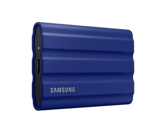 Външен SSD Samsung T7 Shield, 1TB USB-C, Син