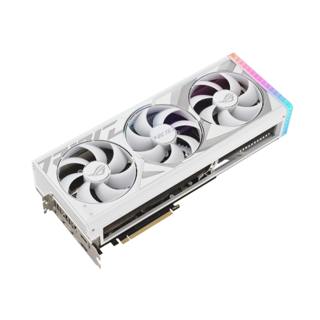 Видео карта ASUS ROG Strix GeForce RTX 4080 SUPER 16GB GDDR6X White OC Edition, 256-bit, HDMI, 3x DP