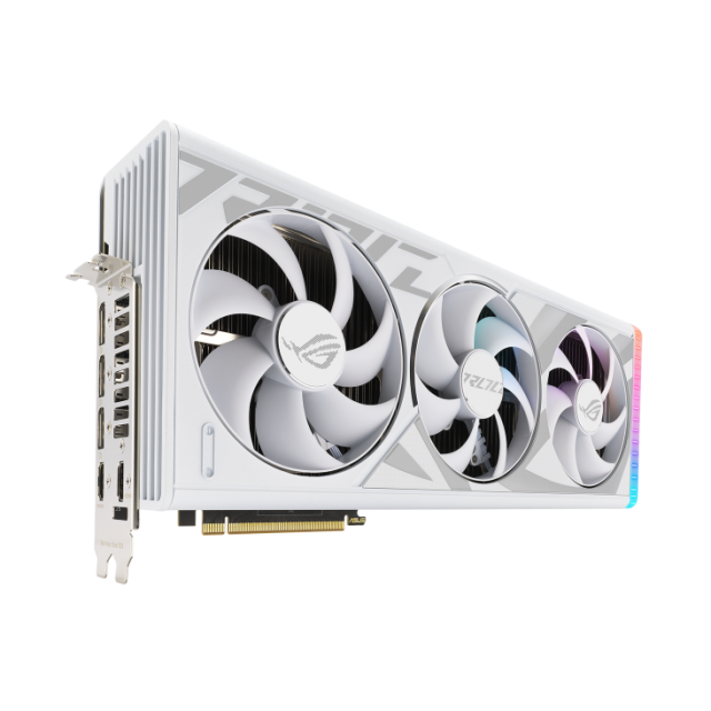Видео карта ASUS ROG Strix GeForce RTX 4080 SUPER 16GB GDDR6X White OC Edition, 256-bit, HDMI, 3x DP