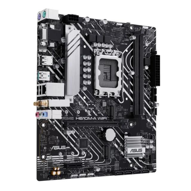 Дънна платка ASUS PRIME B650M-A WIFI II, LGA1700, 2x DDR5, 2 x M.2, WiFi 5, Bluetooth 5.0,  VGA, HDMI, DP, mATX