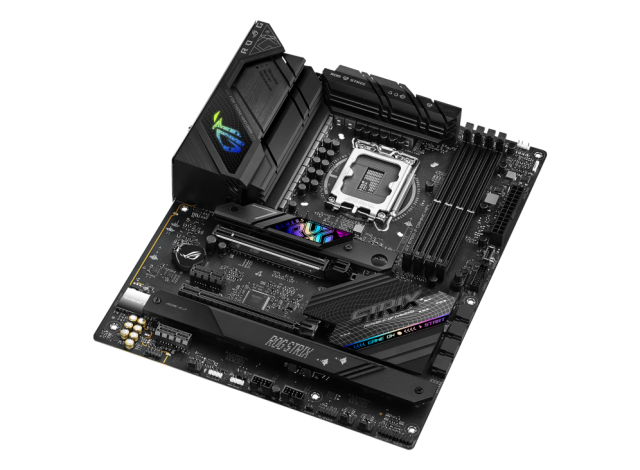 Дънна платка ASUS ROG STRIX B760-F GAM WIFI, LGA1700, 4x DDR5, 3x M.2, 4x SATA, Wi-Fi 6E, Bluetooth v5.3, HDMI, DP, ATX