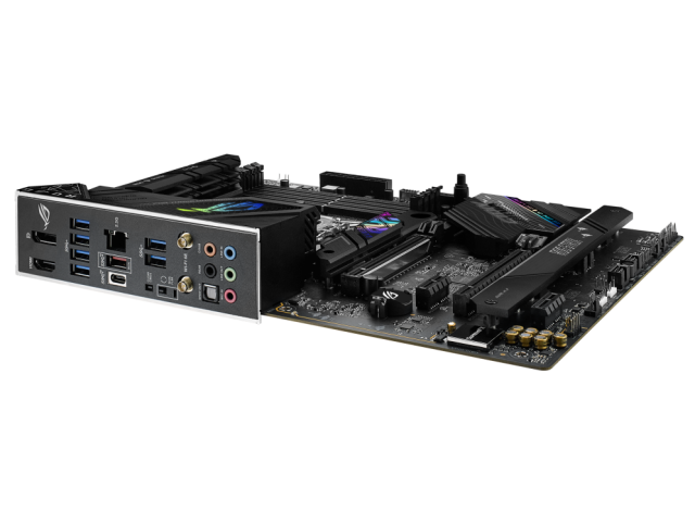 Дънна платка ASUS ROG STRIX B760-F GAM WIFI, LGA1700, 4x DDR5, 3x M.2, 4x SATA, Wi-Fi 6E, Bluetooth v5.3, HDMI, DP, ATX