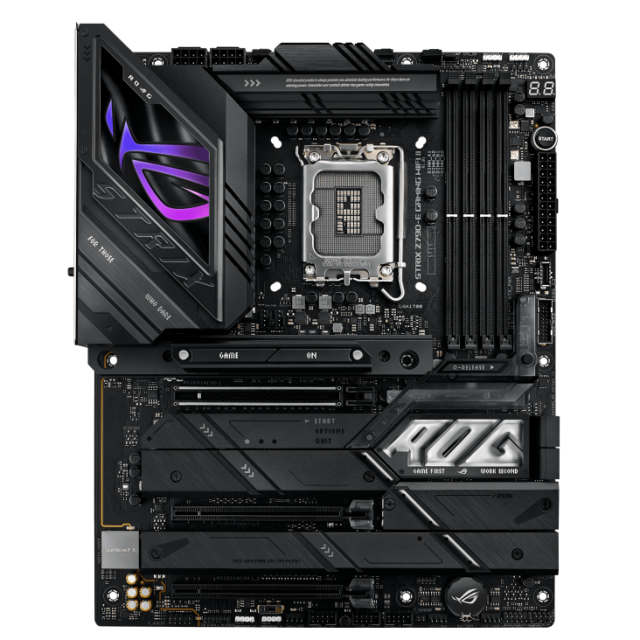 Дънна платка ASUS ROG STRIX Z790-E GAMING WIFI II, LGA1700, 4x DDR5, 5x M2, 4 x SATA 6Gb/s, Wi-Fi 7, Bluetooth v5.4, HDMI, DP, ATX