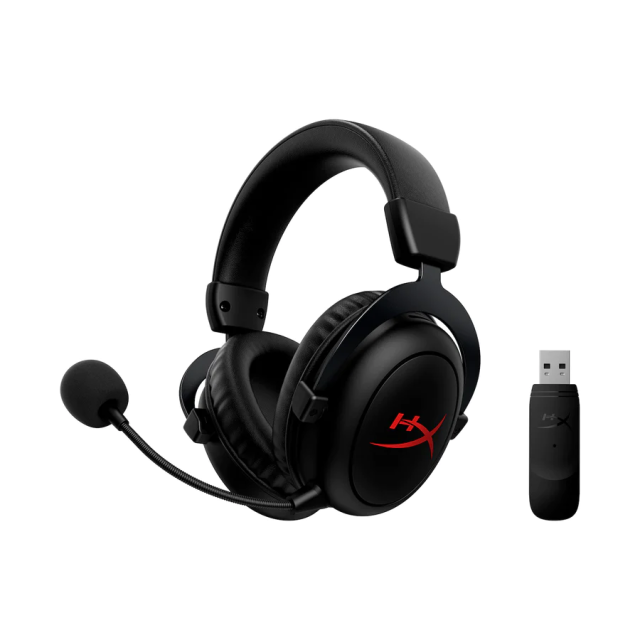 Геймърски слушалки HyperX Cloud II Core Wireless, USB, Микрофон, Черно