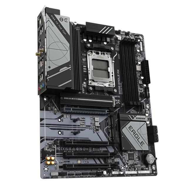 Дънна платка GIGABYTE B650 EAGLE AX, AM5, 4x DDR5, 3x M.2, 4x SATA 6Gb/s, Wi-Fi 6E, HDMI, DP, ATX